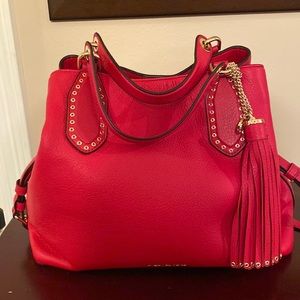 Michael Kors Large Brooklyn Bag Bright Red